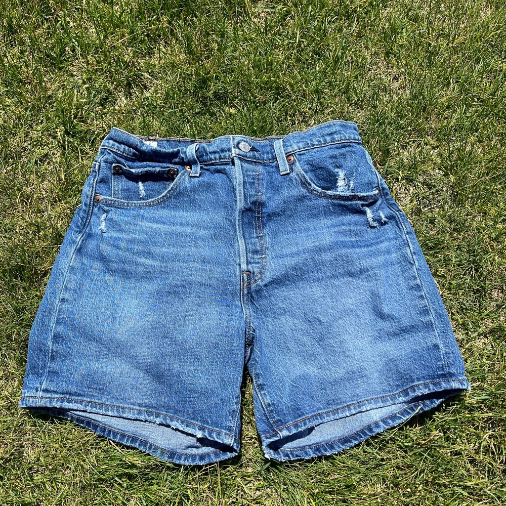 Levi's Blue Jean Shorts 501